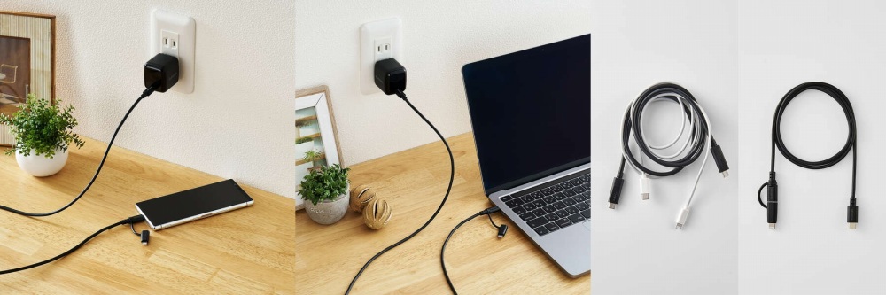 Lightning�v���O�ւ̕ϊ��A�_�v�^�[���t����USB Type-C�P�[�u��
