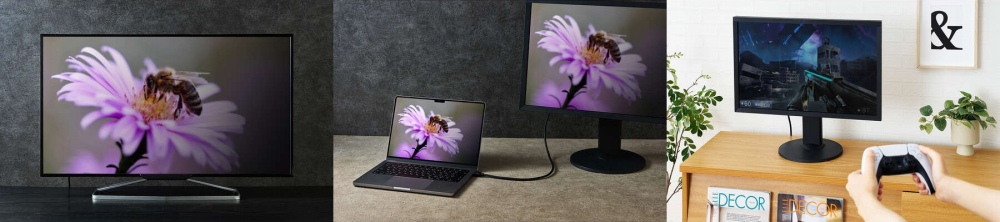 �ő�8K/60Hz�̉𑜓x�Ή� �F�؍ς݃E���g���n�C�X�s�[�hHDMI&reg;�P�[�u��
