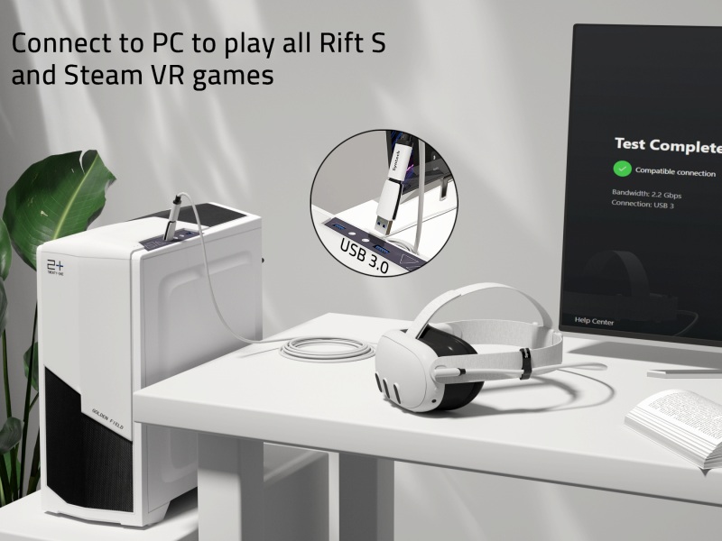 PCVR�ɂ�Rift S�܂���Steam VR�̃Q�[���ɑΉ����Ă���܂�