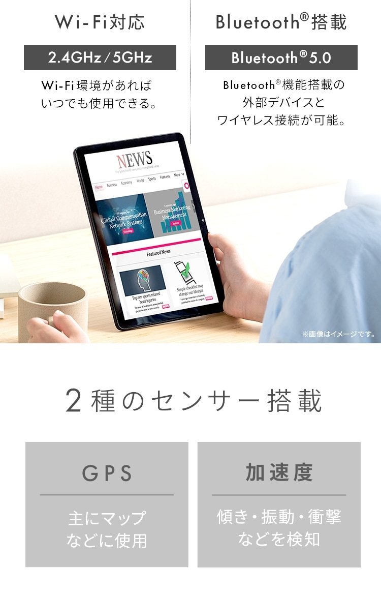 Wi-Fi�Ή��EBluetooth����