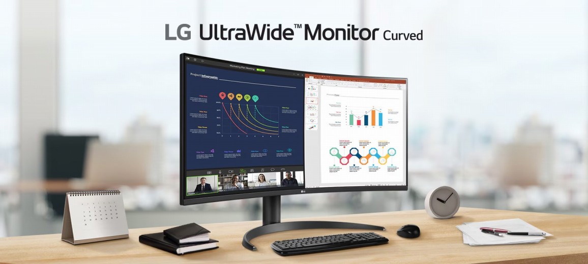 LG UltraWide Monitor Curved