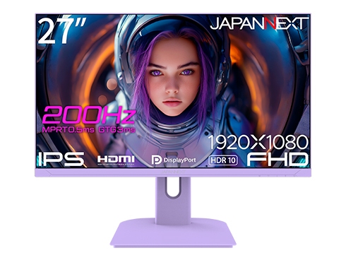 27�C���` 200Hz�Ή� �t��HD�Q�[�~���O���j�^�[(�p�[�v��)