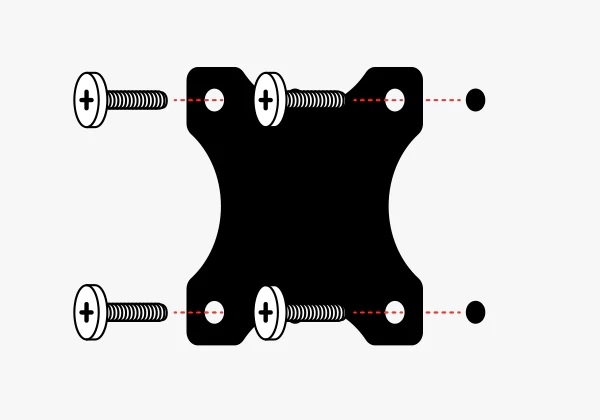 VESA�}�E���g
