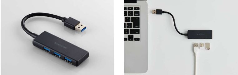 USB-A�|�[�g&times;3�𓋍ڂ���USB 5Gbps�n�u