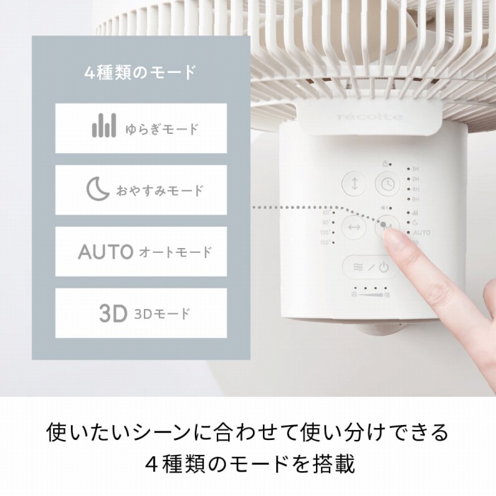 �g�������V�[���ɍ��킹�Ďg��������4��ނ̃��[�h�𓋍�