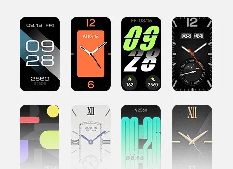 �J���t���ȃX�g���b�v��100��ވȏ�̃E�H�b�`�t�F�C�X�Ŏ��������̃X�^�C����