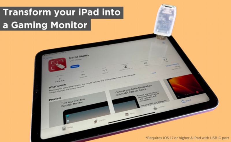 iPad���Q�[�����j�^�[�ɕϐg�I