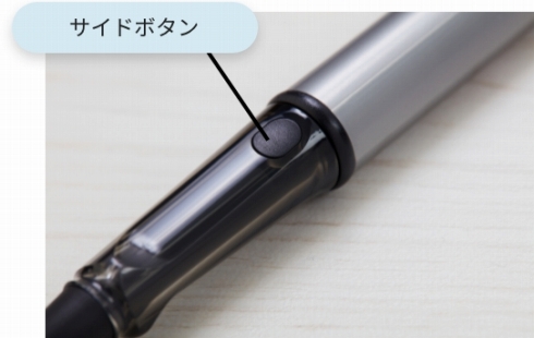 �y�����ɃT�C�h�{�^�����z�u