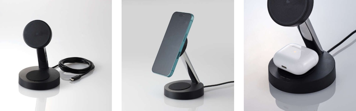 �X�}�z��AirPods�𓯎��ɏ[�d�A2in1 Qi2�K�i���C�����X�[�d�X�^���h