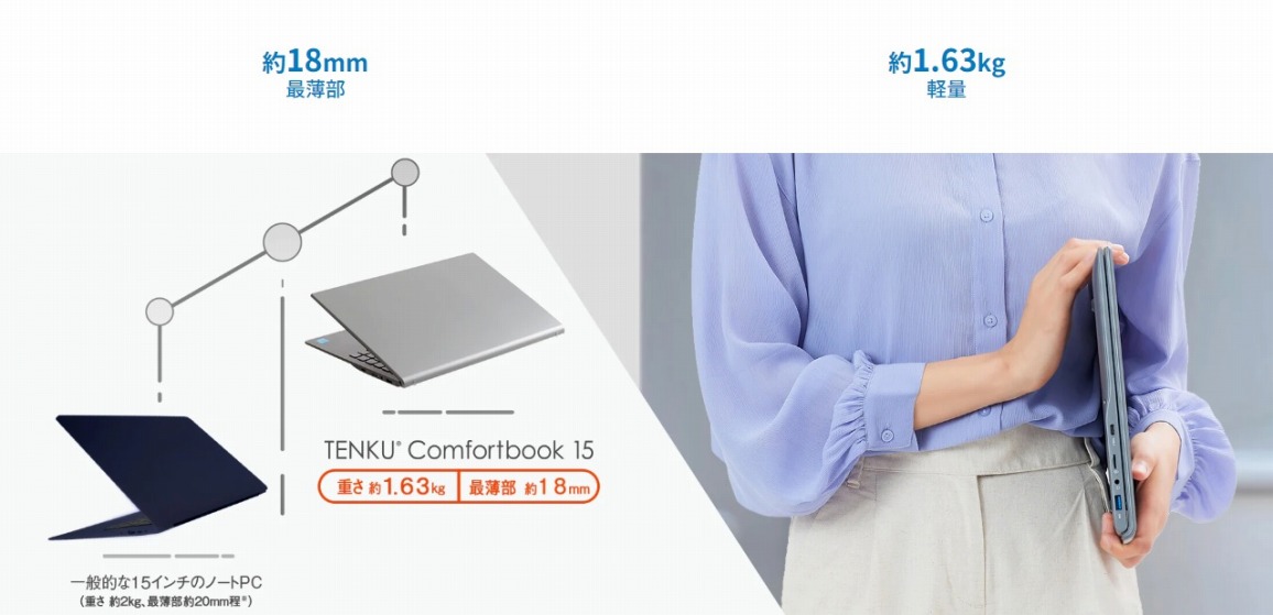 �i���[�x�[���f�U�C���ɉ����A�t��HD15.6�^�t������