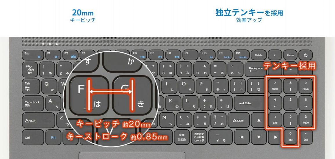 ���{��L�[�{�[�h�z��E�e���L�[���̗p�����ł��₷���d���̃L�[�{�[�h