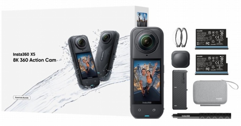 Insta360 X5 �G�b�Z���V�����o���h��