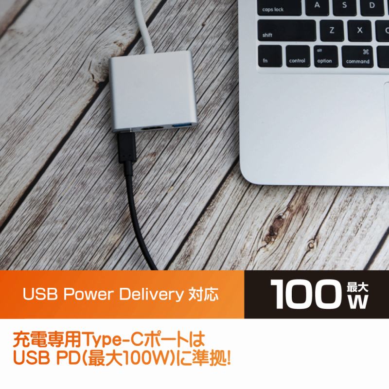 �[�d��pType-C�|�[�g��USB PD(�ő�100W)�ɏ���