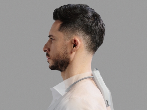 �����S�n��ǋ������񌳂Ƀt�B�b�g����{�̃f�U�C���ƒǏ]���̍����l�b�N�o���h