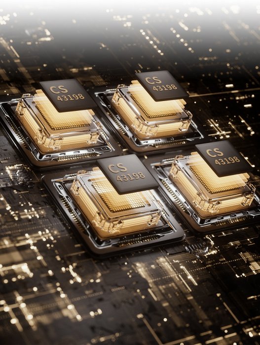 �V�[���X���W�b�N���uCS43198�v&times;4��̗p��4way�t���o�����X�A�[�L�e�N�`��