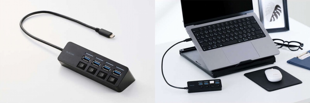 USB-A�|�[�g&times;4�𓋍�