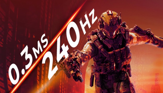 �傫�ȕ���ƂȂ蓾��A240Hz&times;0.3ms�n�C�X�y�b�N�Q�[�~���O���j�^�[