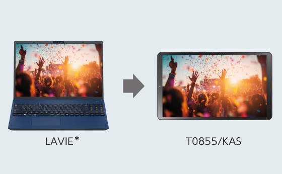 �^�u���b�g���p�\�R�����̃Z�J���h���j�^�Ƃ��Ďg����