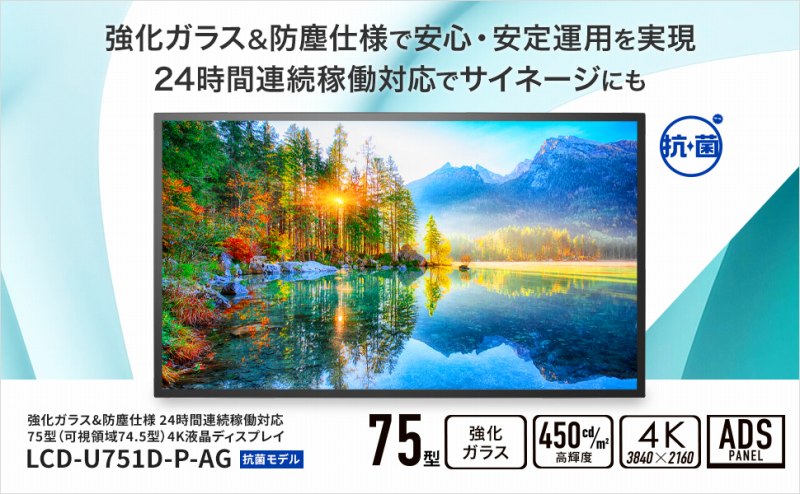 75�^�t���f�B�X�v���C�@LCDU751DPAG