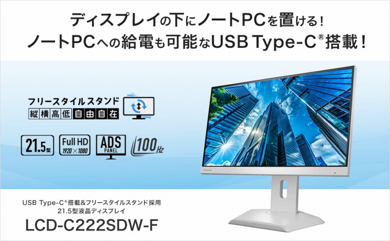 21.5�^�t���f�B�X�v���C�@LCDC222SDWF