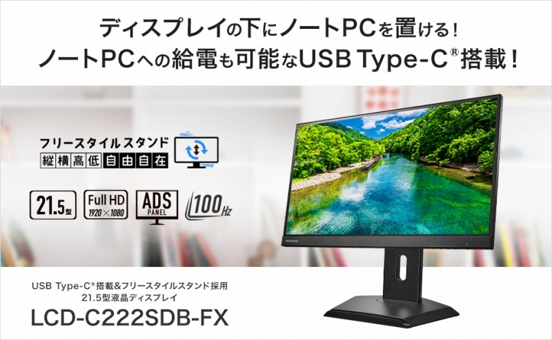 21.5�^�t���f�B�X�v���C�@LCDC222SDBFX