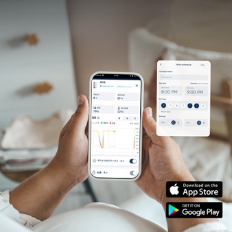 Wi-Fi�@�\�ɂ��uBlueair �A�v���v�ƘA��