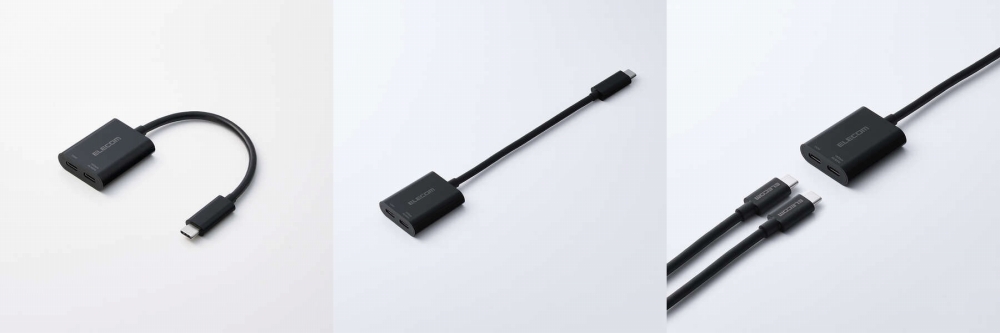 USB Type-C�R�l�N�^�[���ڂ̃f�B�X�v���C�Ȃǂɉf�����o�͂ł���ϊ��A�_�v�^�[