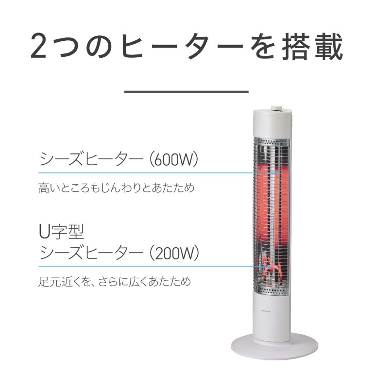 2�̃V�[�Y�q�[�^�[���ڂŁA�S�g����������g�߂܂�