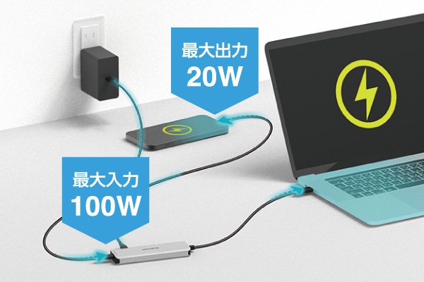 �ʐM/�[�d�Ή���USB Type-C�|�[�g&times;1