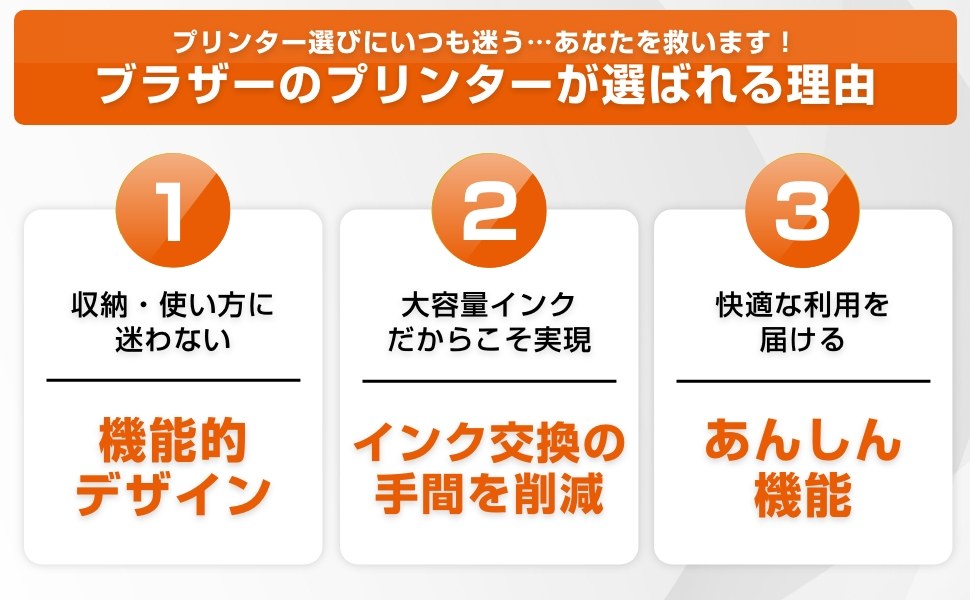 �u���U�[�̃v�����^�[���I�΂�闝�R