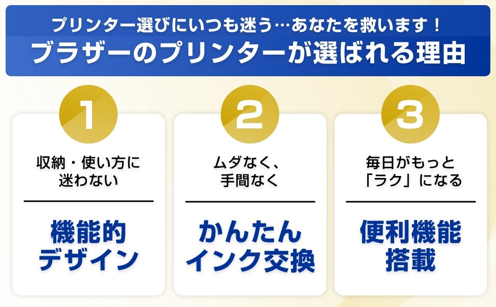 �u���U�[�̃v�����^�[���I�΂�闝�R