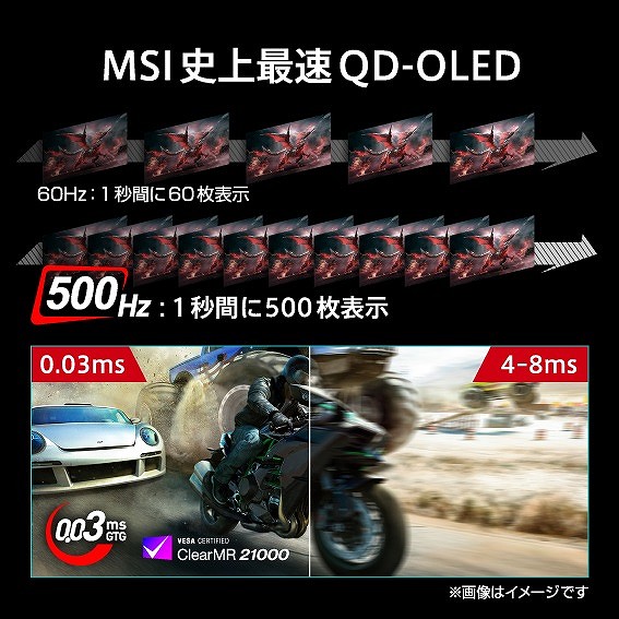 �yMSI�j��ő�QD-OLED�z