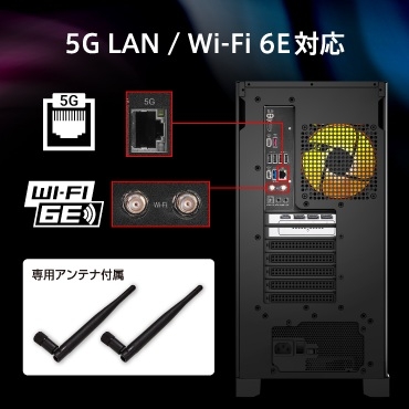 5G LAN / Wi-Fi 6E�Ή�
