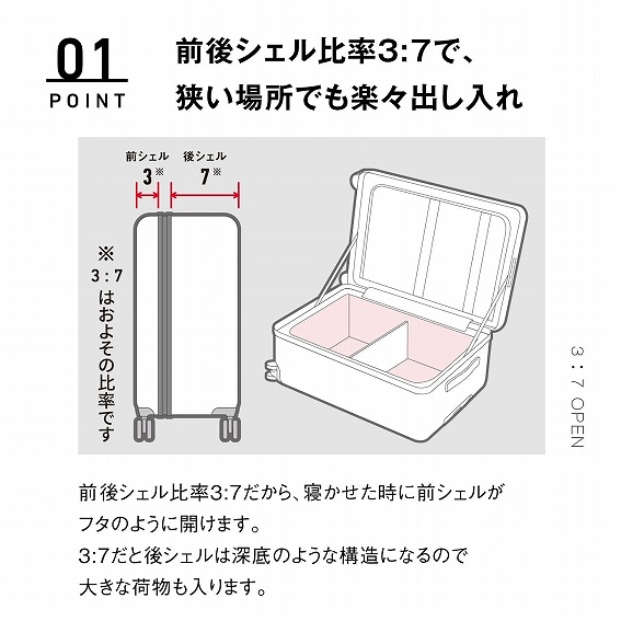 �O��V�F���䗦3:7�ŁA�����ꏊ�ł��y�X�o������