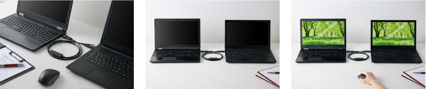 �f�[�^�̈����z�����X���[�Y�ɂł��� USB Type-C�ϊ��A�_�v�^�[�t�������N�P�[�u��