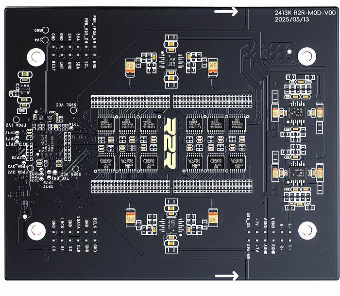 �Ǝ��J���̃t���o�����X24bit R2R DAC��H