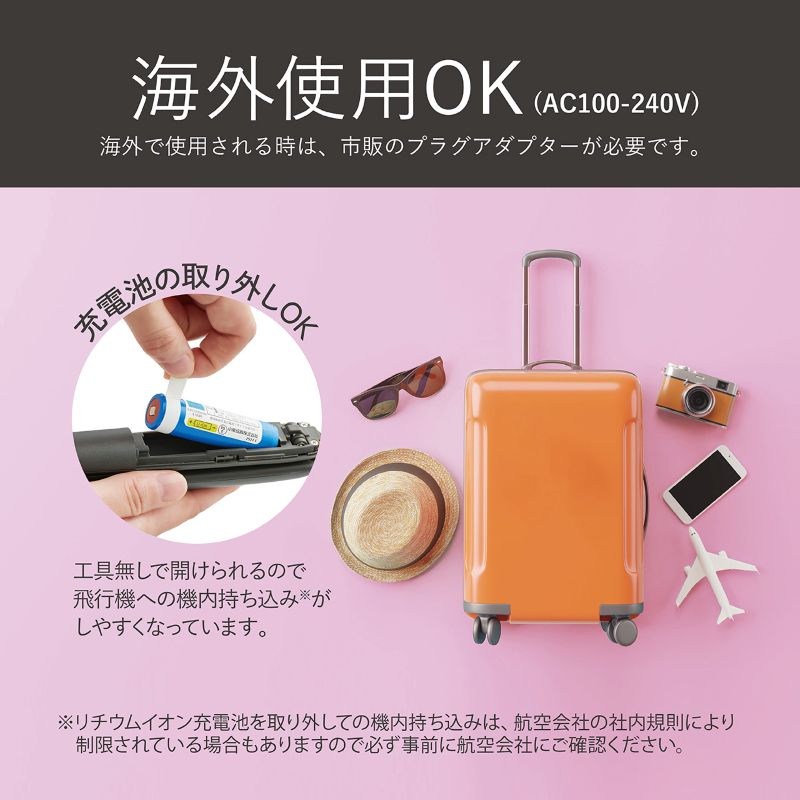 �C�O�ł��g���邩��A�����g���Ă���w�A�A�C�����ŊC�O���s��ł��X�^�C�����O�\