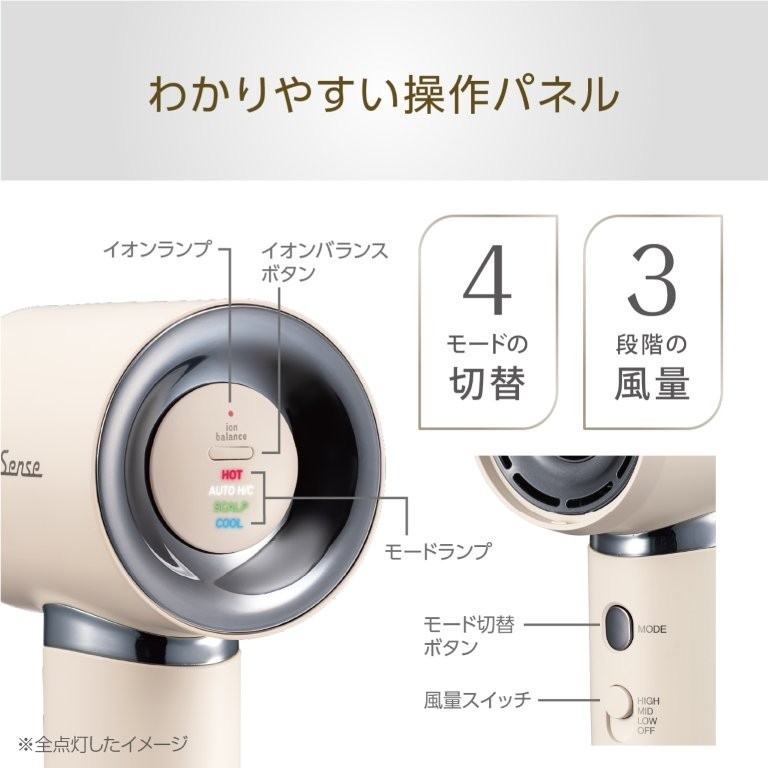 �S�̃��[�h��3�i�K�̕��ʐݒ�ł��D�݂́u���v�����܂�