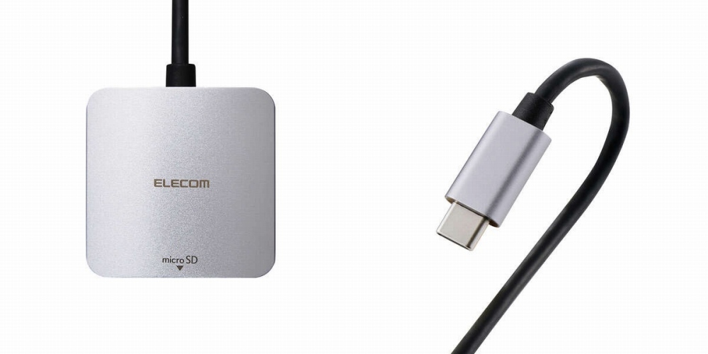 USB Type-C�v���O�̃P�[�u���t���������[�J�[�h���[�_�[