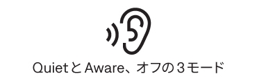 Quiet��Aware�A�I�t��3���[�h
