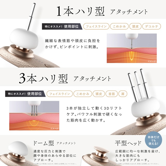 �����t�g�P�A�ɓ����A�^�b�`�����g