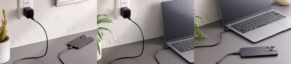 �ő�240W�̃n�C�p���[�ŏ[�d�ł���USB Type-C�P�[�u��