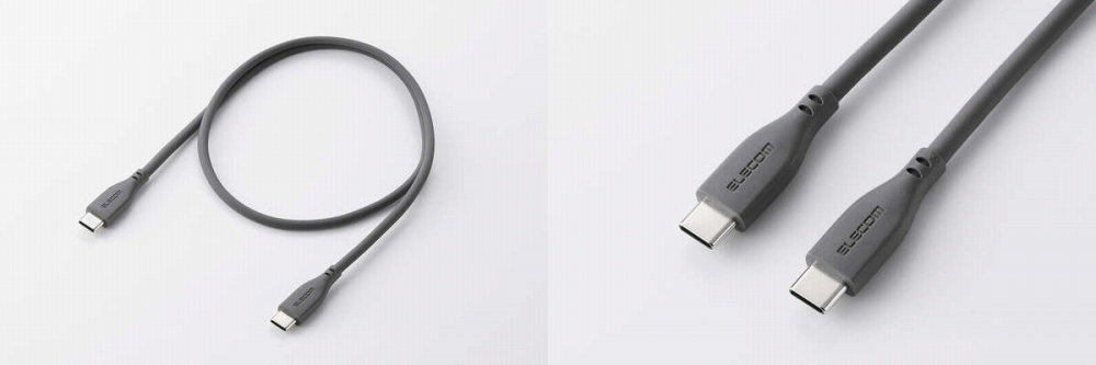 ���炩���Ȃ߂炩�ȑf�ނ�USB Type-C - USB Type-C�P�[�u��