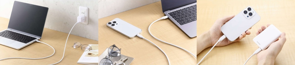 �����œd�����Ւf����u���[�J�[���ڂ�USB�P�[�u��