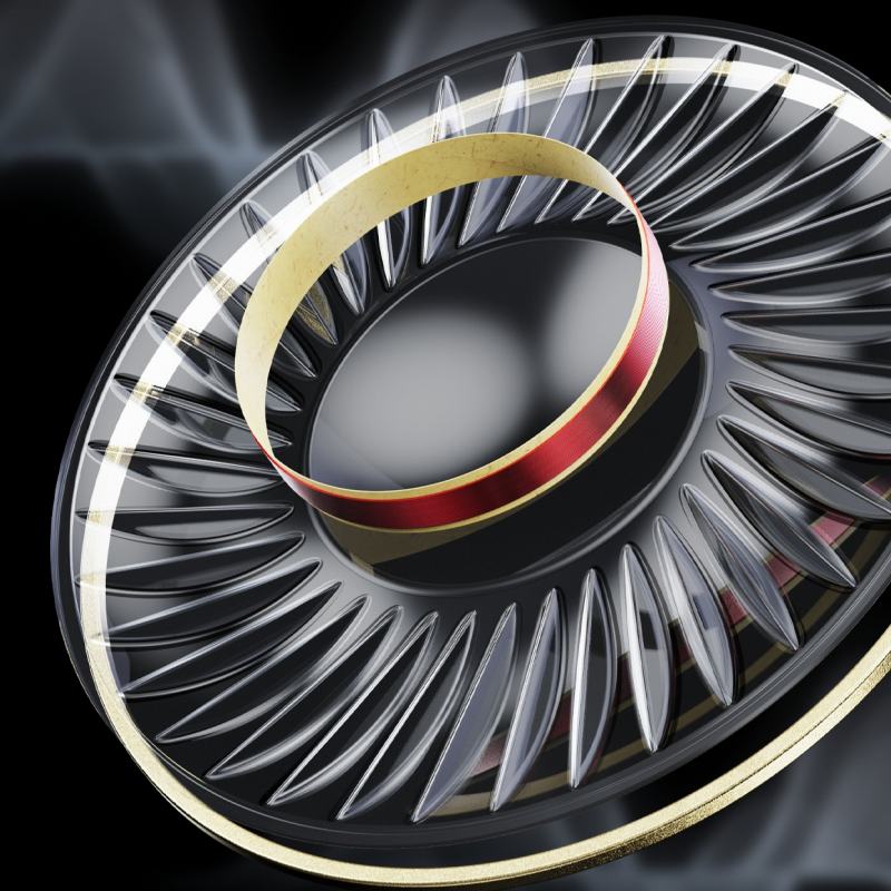 �y�ʑf�ނŋ��͂ȏo�͂��m�ۂ���ATIL�{�r����CCAW�����ō\�����ꂽ�{�C�X�R�C��