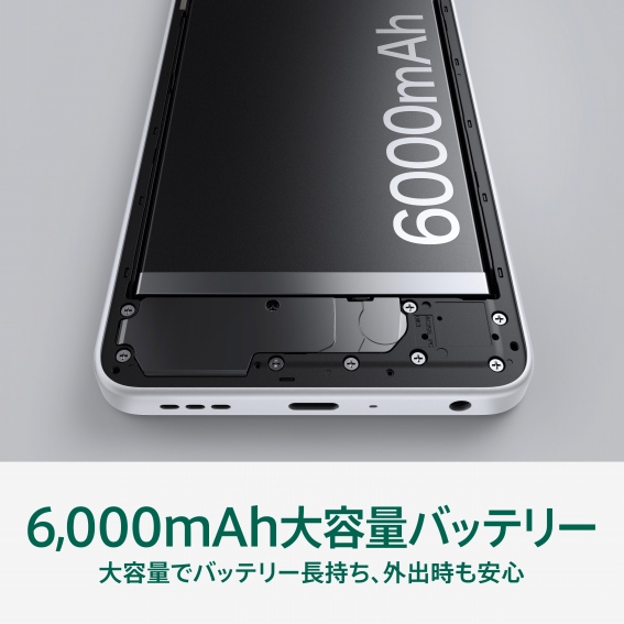 6,000mAh��e�ʃo�b�e���[