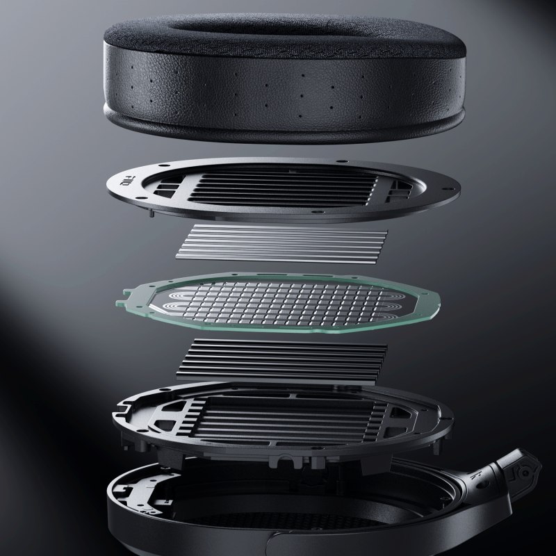 FIIO�T�E���h�̊j�S�ƂȂ�95&times;86mm�̎��ЊJ���h���C�o�[