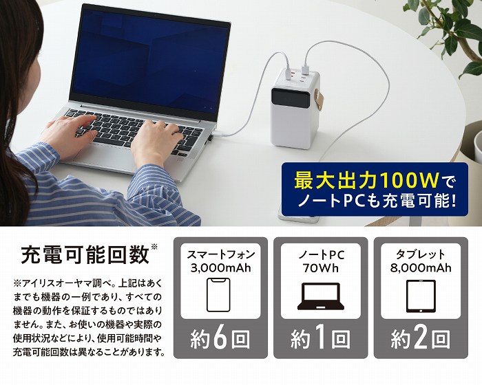 �o�b�e���[�e�ʁ@32,000mAh