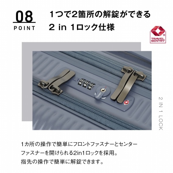 1��2�ӏ��̉������ł���2in1���b�N�d�l