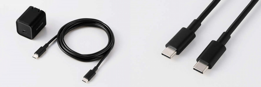 ��1.5m��USB Type-C - USB Type-C�P�[�u�����t��